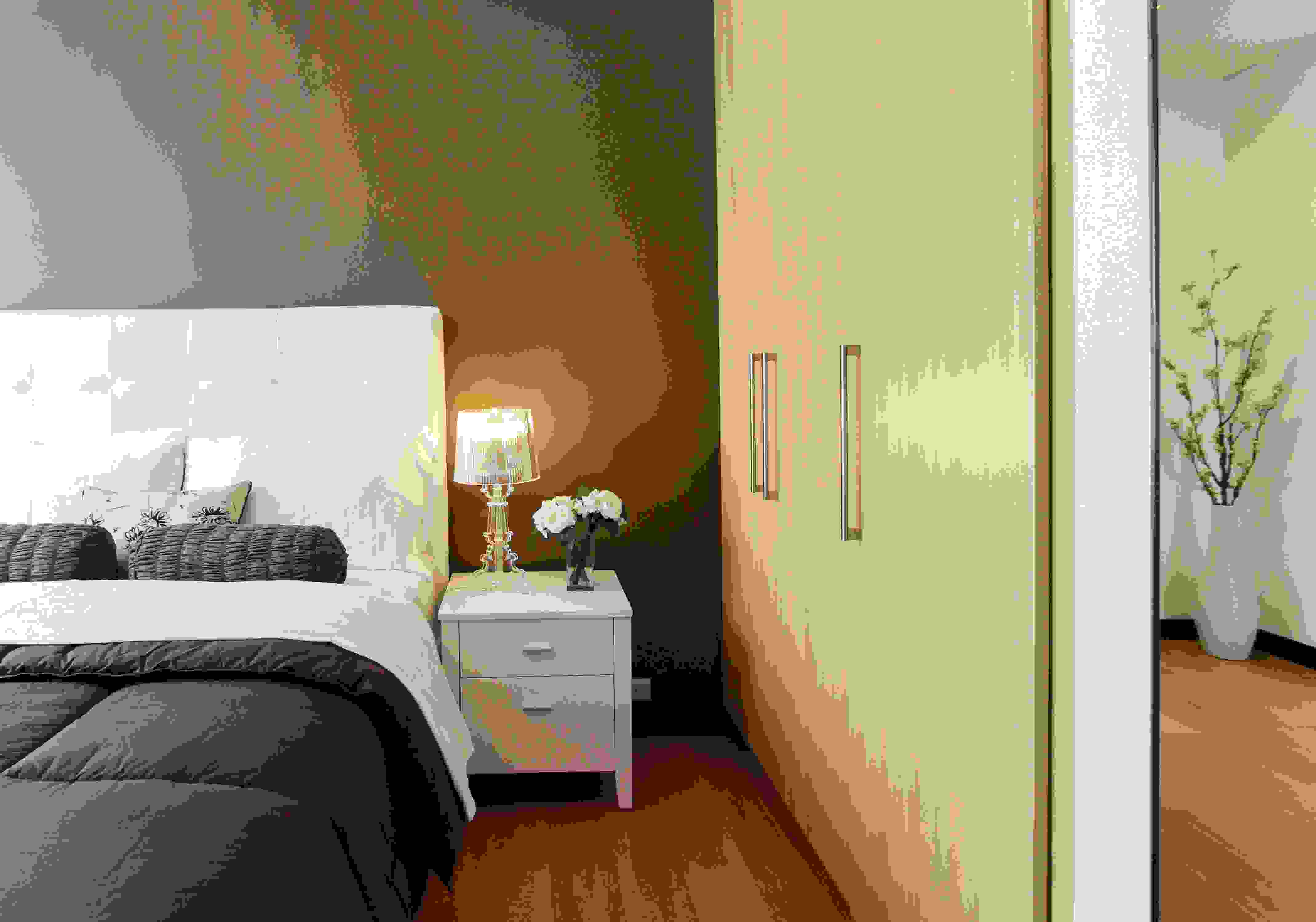 Bedroom with balcony